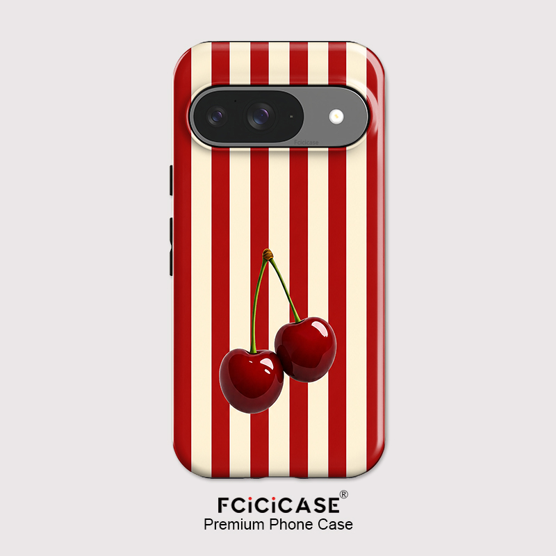 Matte Pc Case - Fcicicase Cherry Stripe Pattern Phone Case