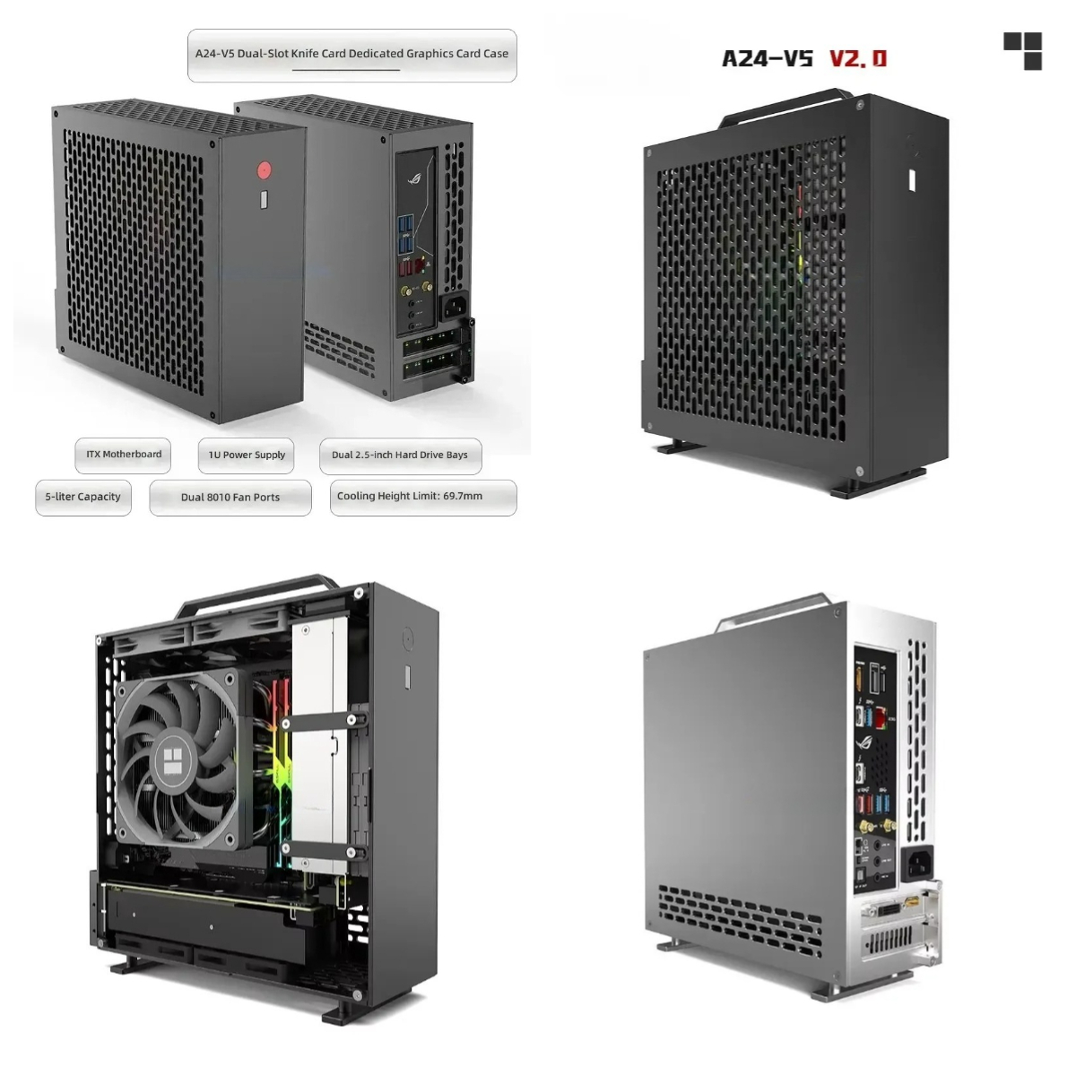 5 Litre Mini A24-V5 2.0 Dual S - Pc Chassis 评论和价格