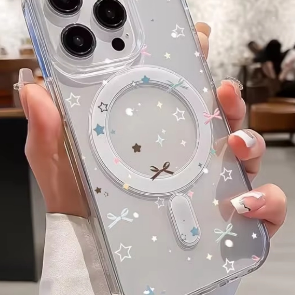 Star Bow Print Clear Phone Cas - Mini Pc Case 评论和价格
