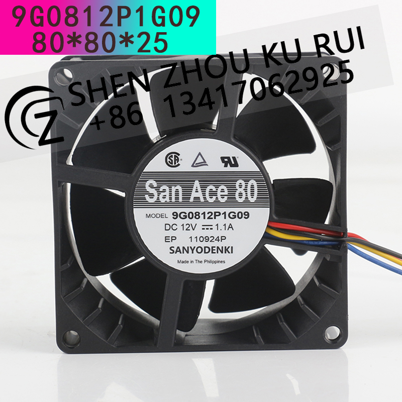 Sanyo 12V 1.1A AC EC 8038 80x8 - Case Fan Controller 评论和价格