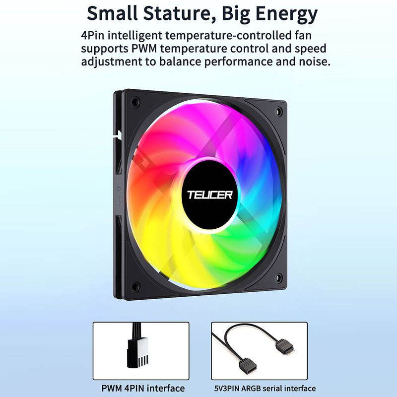 Teucer 120mm PC Case Fan FDB B - Pc Chassis 评论和价格