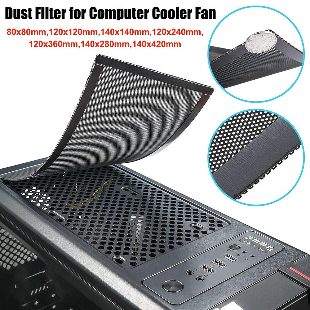 New PVC Dust Filter Cover Blac - Dust Filter Pc 评论和价格