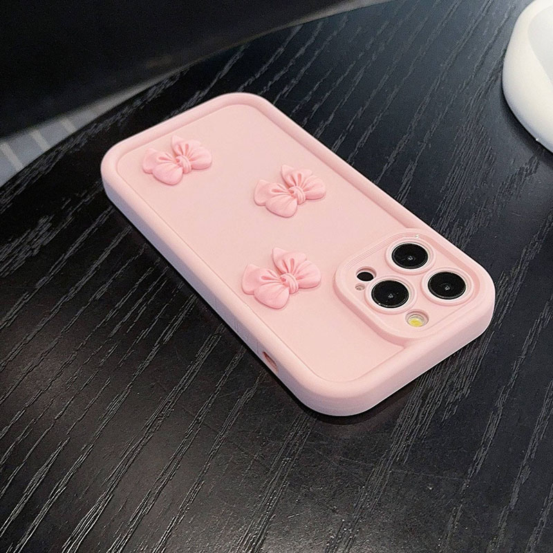 Pink Bow Tie Phone Case For iP - Matte Pc Case 评论和价格
